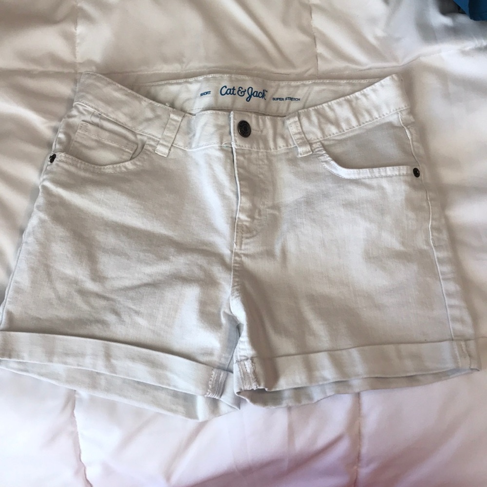 white shorts